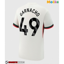 Moške Nogometnih dresov Chelsea Alejandro Garnacho #49 Gostujoči 2025-26 Kratki rokavi